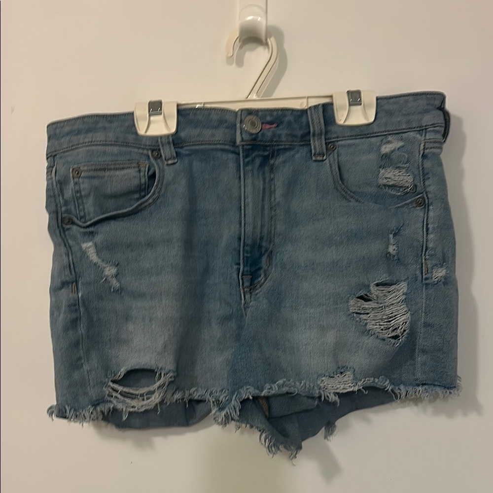 AE Pride Ne(x)t Level High-Waisted Denim Short Short